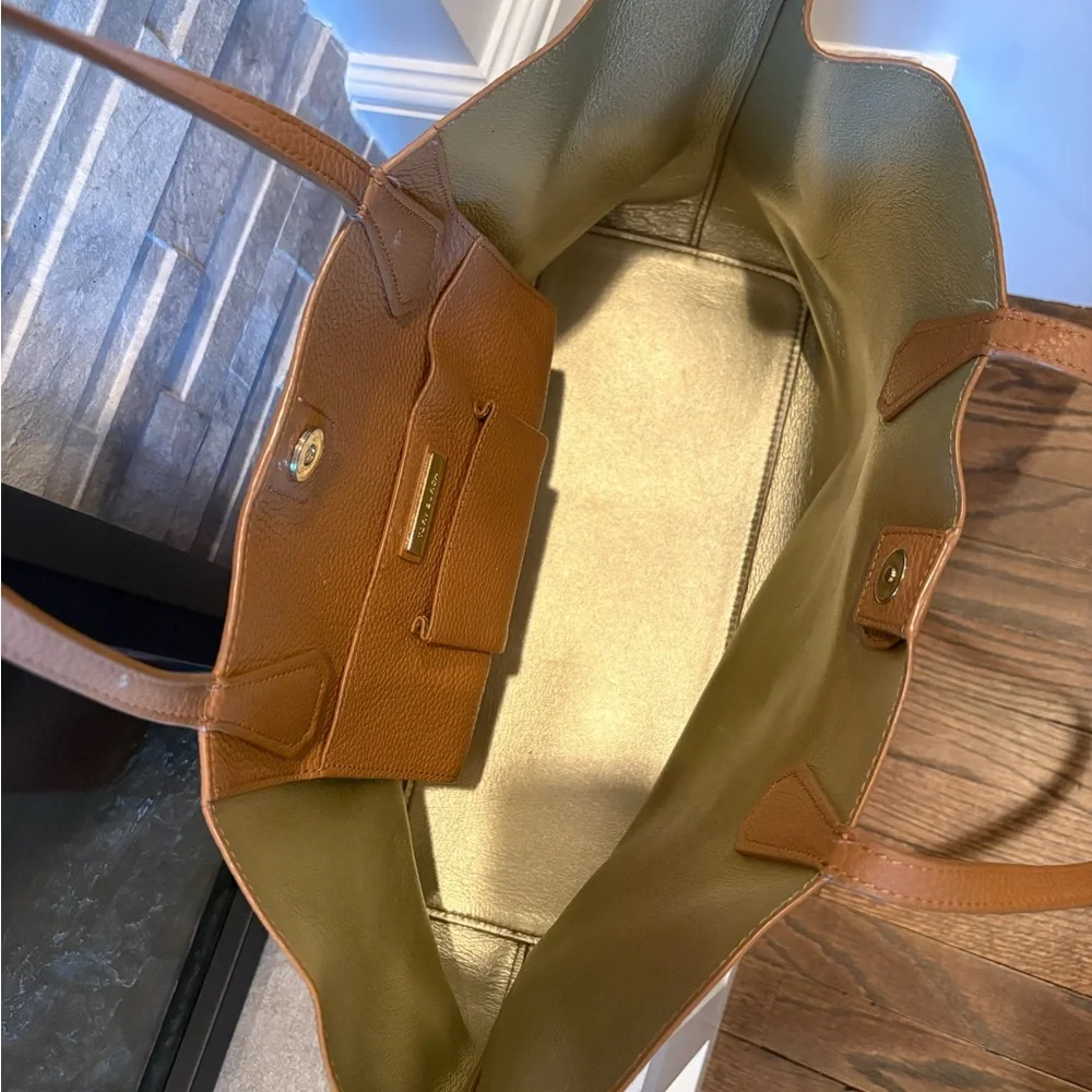 Tory Burch Brown Leather Tote - Picture 8 of 8